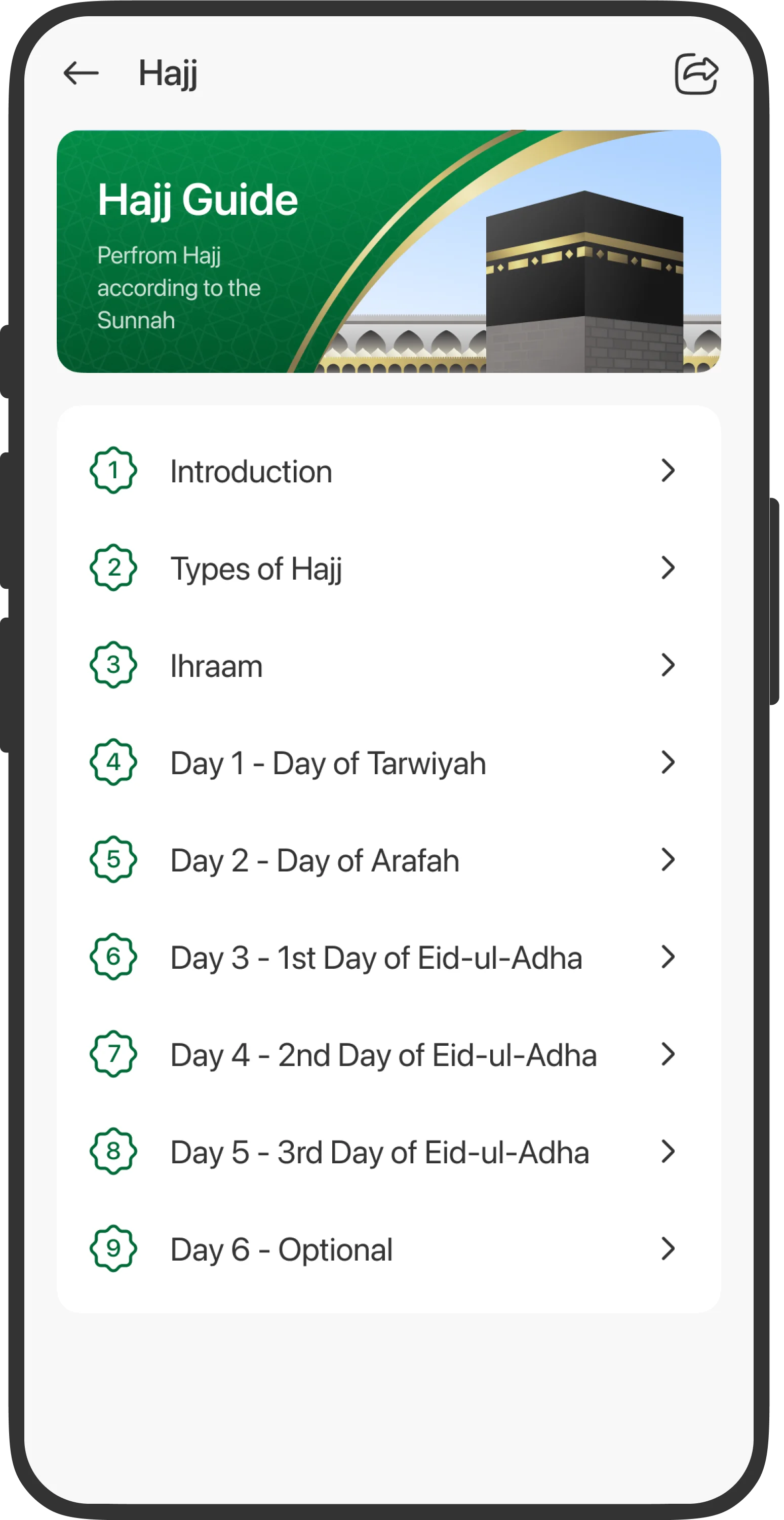 Hajj guide
