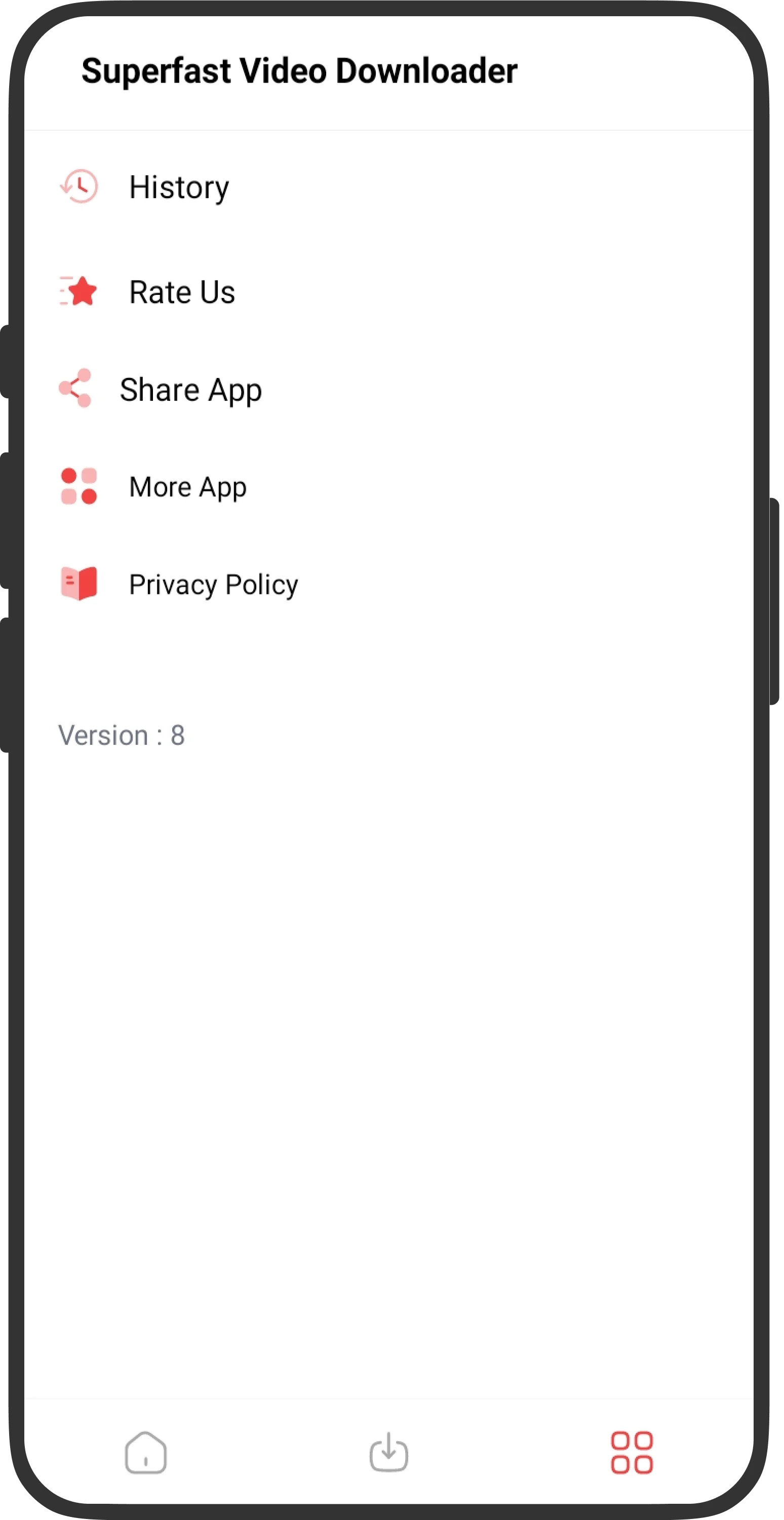 Select video format