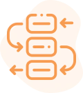 Fast growing process icon