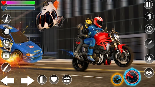 Bike Stunt Racing main stunt action