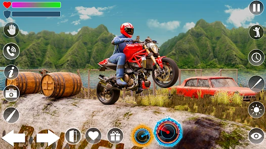 Bike Stunt Racing precision stunt